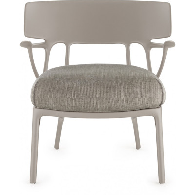 Kartell - A.I. Lounge Sessel - Grau / Gestell Grau Kartell - A.I. Lounge Sessel - Grau / Gestell Grau