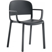 Pedrali - Dome 265 Armlehnstuhl - Anthrazit