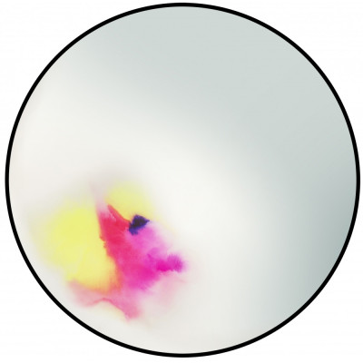 Petite Friture - Francis Wandspiegel Groß - Pink/Gelb Petite Friture - Francis Wandspiegel Groß - Pink/Gelb