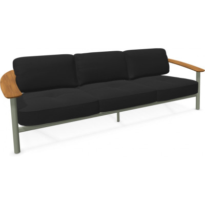 Emu - Twins Sofa 3-Sitzer - Grau/Grün (37) | 75 Smal Weft Braun (Standard) Emu - Twins Sofa 3-Sitzer - Grau/Grün (37) | 75 Smal Weft Braun (Standard)