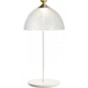 Kartell - Pumo Tischleuchte - Transparent/Weiß