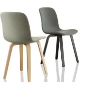 Magis - Substance Polsterstuhl Stoff - Beige | Aluminium Natur