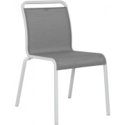 Stern - Oskar Stapelstuhl - Aluminium Weiß / Silber