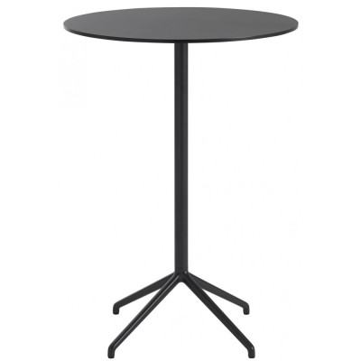 Muuto - Still Café Stehtisch rund - Schwarz