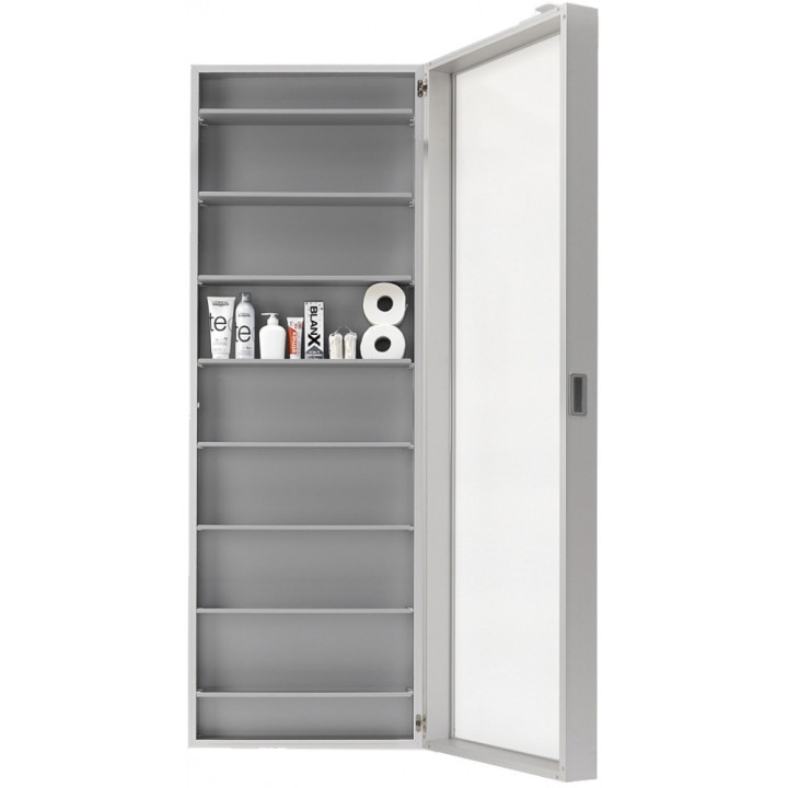 Kristalia - Duty Box Wandschrank - Weiß/Tür Spiegel Kristalia - Duty Box Wandschrank - Weiß/Tür Spiegel