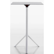 Plank - MIURA Stehtisch 70x70 cm - HPL (Outdoor) | Weiß