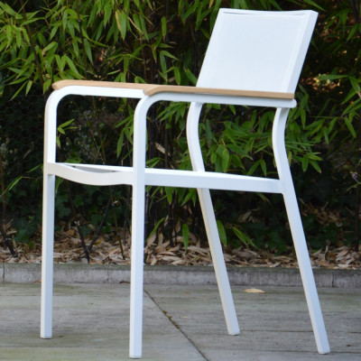 Jan Kurtz - Lux Alu Stapelsessel - Weiß