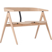 Gazzda - Ava Bank Eiche - Eichenfurnier Weiß