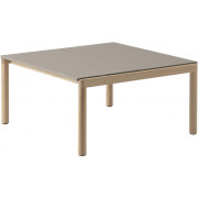 Muuto - Couple Couchtisch 2 Tischplatten Glatt - Taupe / Eiche