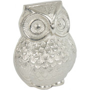 Lambert - Hedwig Dekofigur Eule Nickel - L