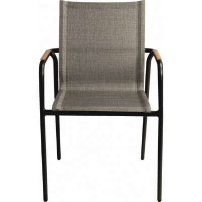 Stern - Vento Stapelsessel mit Teakarmlehnen