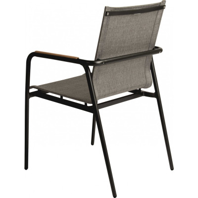 Stern - Vento Stapelsessel mit Teakarmlehnen