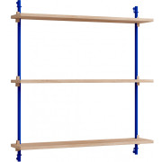 Moebe - Wall Shelving ws.85.1 Wandregal -  Einfach - Eiche/Tiefblau