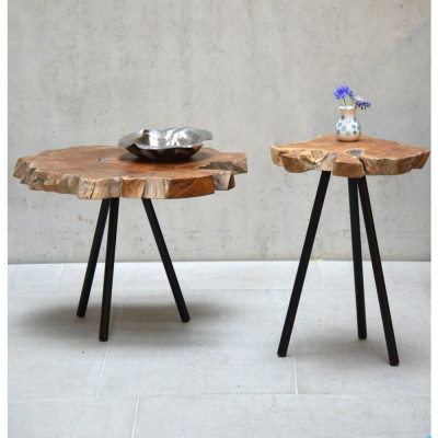 Jan Kurtz - Riff Beistelltisch - Ø40cm -  H57 cm | Schwarz Jan Kurtz - Riff Beistelltisch - Ø40cm -  H57 cm | Schwarz