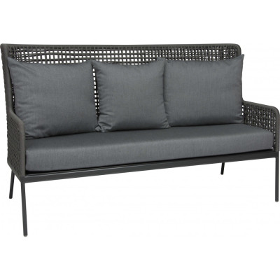 Stern - Greta Lounge Sofa - Anthrazit / Kordel platin / Kissen seidengrau Stern - Greta Lounge Sofa - Anthrazit / Kordel platin / Kissen seidengrau