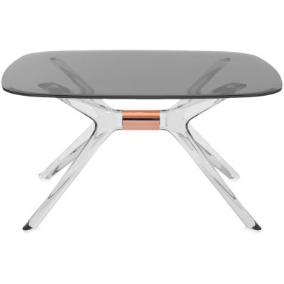 Kartell - Blast Couchtisch 80x80 cm - Rauch / Kristallklar-Bronze Kartell - Blast Couchtisch 80x80 cm - Rauch / Kristallklar-Bronze