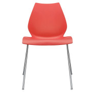 Kartell - Maui Armlehnenstuhl - Purpurrot