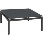 Stern - Skelby Lounge Hocker - Aluminium Anthrazit / Karbon