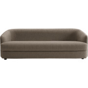 New Works - Covent Sofa 3-Sitzer tief - Taupe dunkel (Nevotex Barnum)