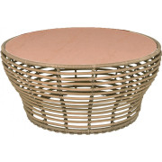 Cane-line - Basket Couchtisch - L | Natur | Terrakotta