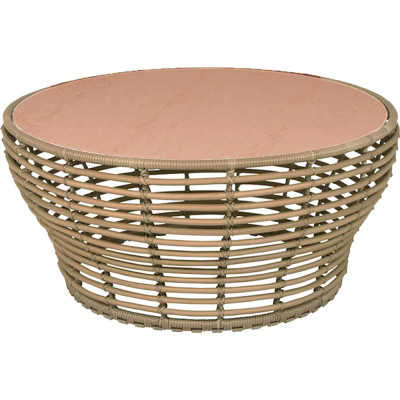 Cane-line - Basket Couchtisch - L | Natur | Terrakotta