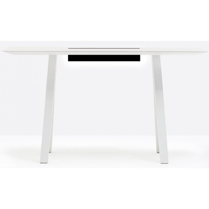 Pedrali - Arki Tisch mit Kabelkanal - Weiß Pedrali - Arki Tisch mit Kabelkanal - Weiß