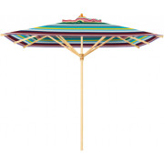 Weishäupl - Klassiker Sonnenschirm 300x300 cm mit Flaschenzug - Multicolor (33) | mit Schutzhülle