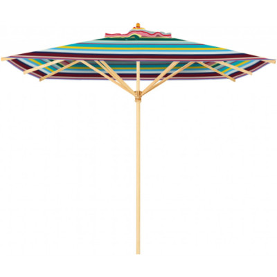 Weishäupl - Klassiker Sonnenschirm 300x300 cm mit Flaschenzug - Multicolor (33) | mit Schutzhülle Weishäupl - Klassiker Sonnenschirm 300x300 cm mit Flaschenzug - Multicolor (33) | mit Schutzhülle