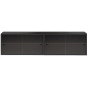 Northern - Hifive Glas Wandregal 150 - Eiche schwarz