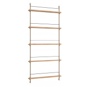 Moebe - MS.180.1 Magazin Regal Eiche - Eiche / Warmes Grau