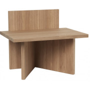 Ferm Living - Oblique Hocker - Eiche geölt