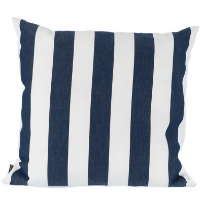 Jan Kurtz - Somnia Kissen Blockstreifen 48x48 cm - Dunkelblau Jan Kurtz - Somnia Kissen Blockstreifen 48x48 cm - Dunkelblau