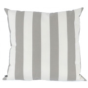 Jan Kurtz - Somnia Kissen Blockstreifen 48x48 cm - Hellgrau