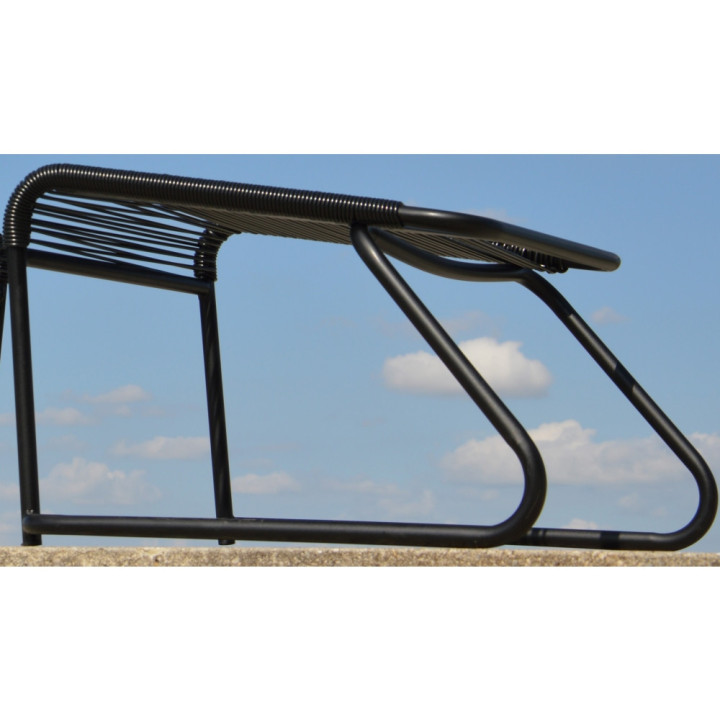 Fiam - Lido Fußhocker - Schwarz Fiam - Lido Fußhocker - Schwarz