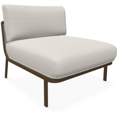 Emu - Cabla Lounge Sessel ohne Armlehnen - Indischbraun (41) | 04 Ecru (Basic)