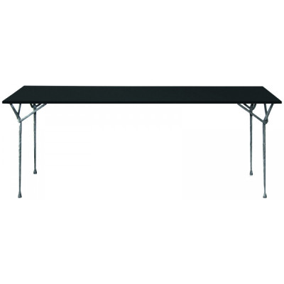 Magis - Officina Tisch - 90 x 90 cm/Schwarz-Verzinkt