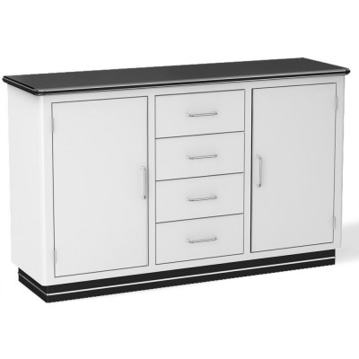 Müller Möbelfabrikation - Classic Line SB 124 Sideboard mit 4 Türen - Verkehrsrot Müller Möbelfabrikation - Classic Line SB 124 Sideboard mit 4 Türen - Verkehrsrot