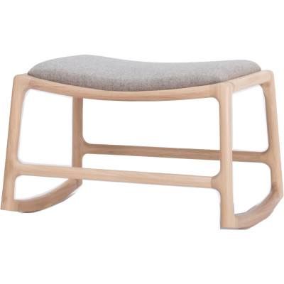 Gazzda - Dedo Fußschemel - Flachs Archway / Walnuss Natur geölt Gazzda - Dedo Fußschemel - Flachs Archway / Walnuss Natur geölt