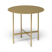 Müller Möbelfabrikation - Beta Beistelltisch Klein - Messing Müller Möbelfabrikation - Beta Beistelltisch Klein - Messing