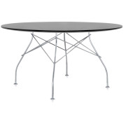 Kartell - Glossy Tisch rund - Ø 130 cm Schwarz
