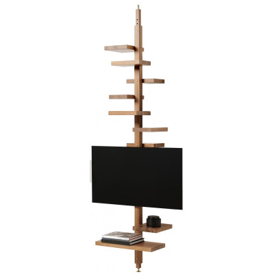 mogg - Adelaide Regal Holz mit TV-Halterung - 281 - 302 cm mogg - Adelaide Regal Holz mit TV-Halterung - 281 - 302 cm