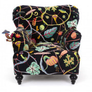 Seletti - Botanical Diva Sessel - Schwarz