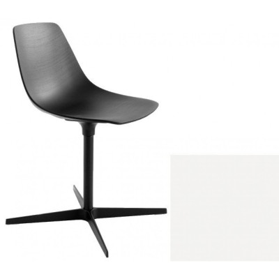 La Palma - Miunn S162 Drehstuhl schwarz - Baydur Weiß La Palma - Miunn S162 Drehstuhl schwarz - Baydur Weiß