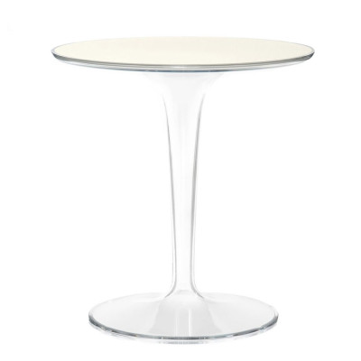 Kartell - TipTop Beistelltisch - Weißglänzend Kartell - TipTop Beistelltisch - Weißglänzend