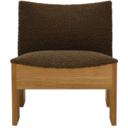 New Works - Tenon Lounge Sessel - Eiche Natur / Mocha (Drake)