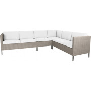 Cane-line - Connect Dining Lounge Kombination 10 - Weiß