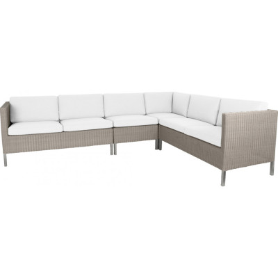 Cane-line - Connect Dining Lounge Kombination 10 - Weiß Cane-line - Connect Dining Lounge Kombination 10 - Weiß