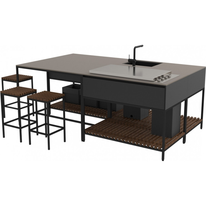 Conmoto - Ticino Frame Outdoor Modulsystem Counter Conmoto - Ticino Frame Outdoor Modulsystem Counter