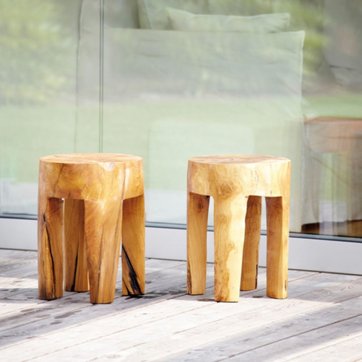 Jan Kurtz - Java Hocker rund Jan Kurtz - Java Hocker rund