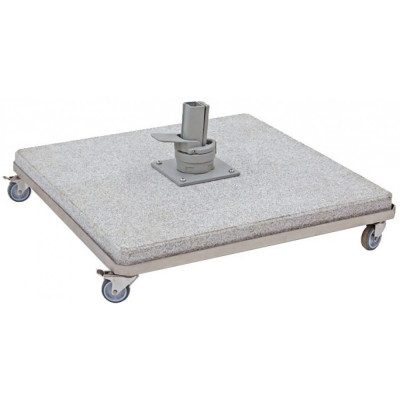 Weishäupl - Schirmständer für Freiarm Granit geflammt mit Rollen Weishäupl - Schirmständer für Freiarm Granit geflammt mit Rollen